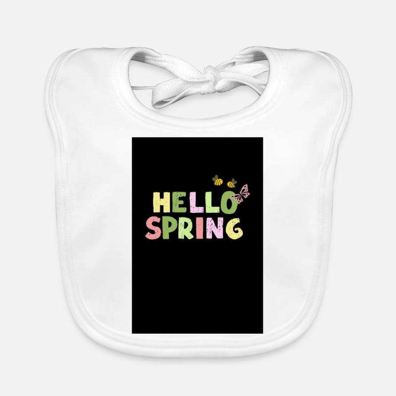 Hello Spring Baby Bio-Lätzchen