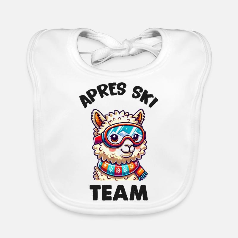 Lama Ski Goggles Organic Baby Bibs