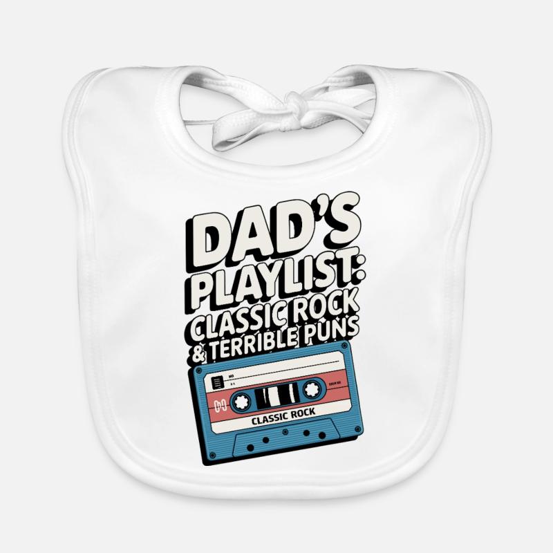 Dad's Playlist Baby Bio-Lätzchen