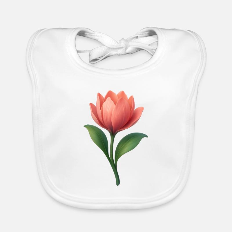 Schöne Blume Baby Bio-Lätzchen