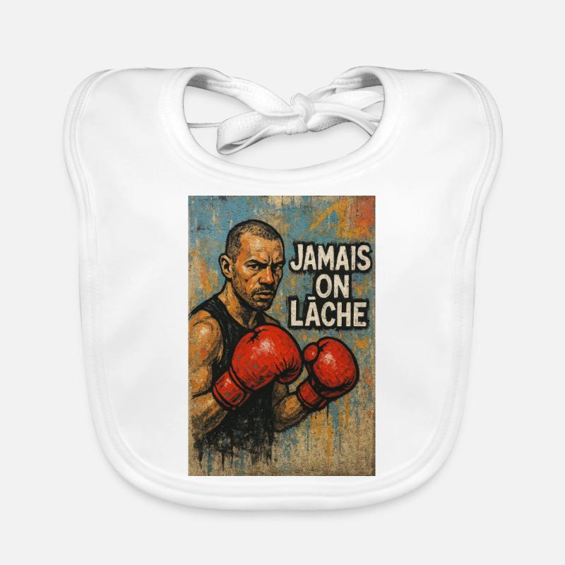 Boxing Organic Baby Bibs