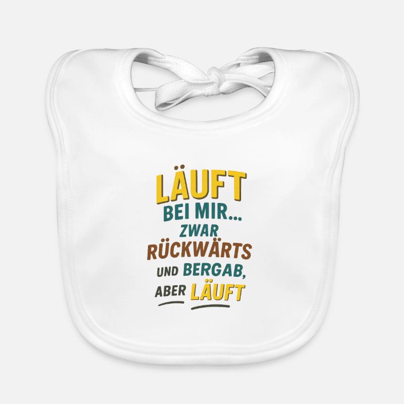 Bizarre, honnête et merveilleusement autodérision. Bavoir bio Bébé