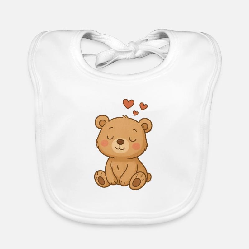 Dreamy Baby Bear Organic Baby Bibs
