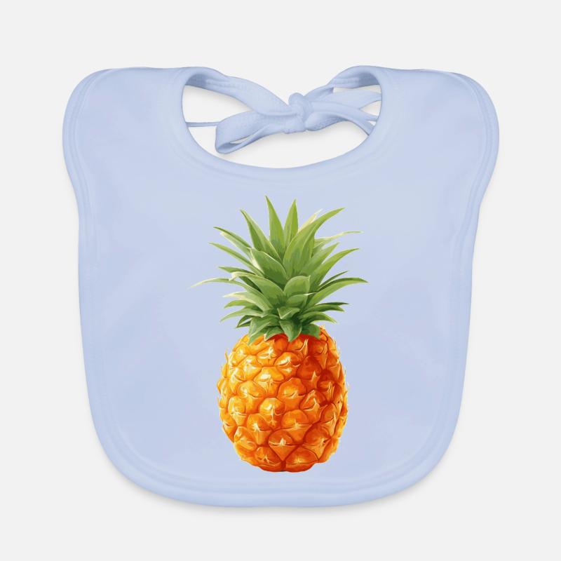 Pineapple Organic Baby Bibs
