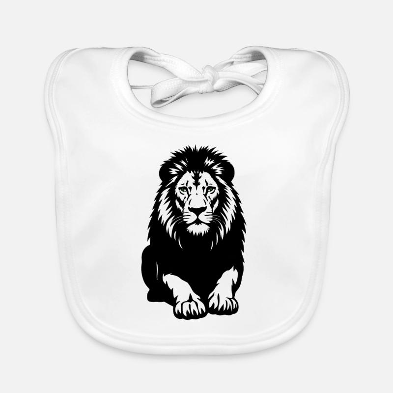 Lion Organic Baby Bibs