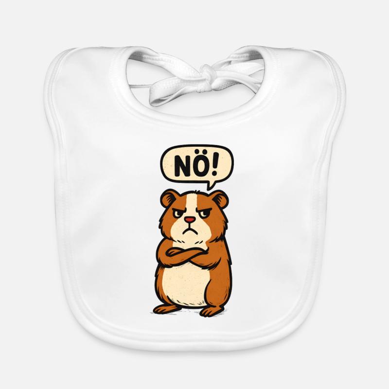 Non! Cochon d’Inde simple pas drôle Bavoir bio Bébé