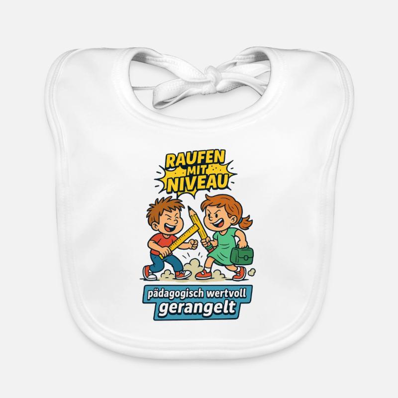 Wrestling with class Organic Baby Bibs