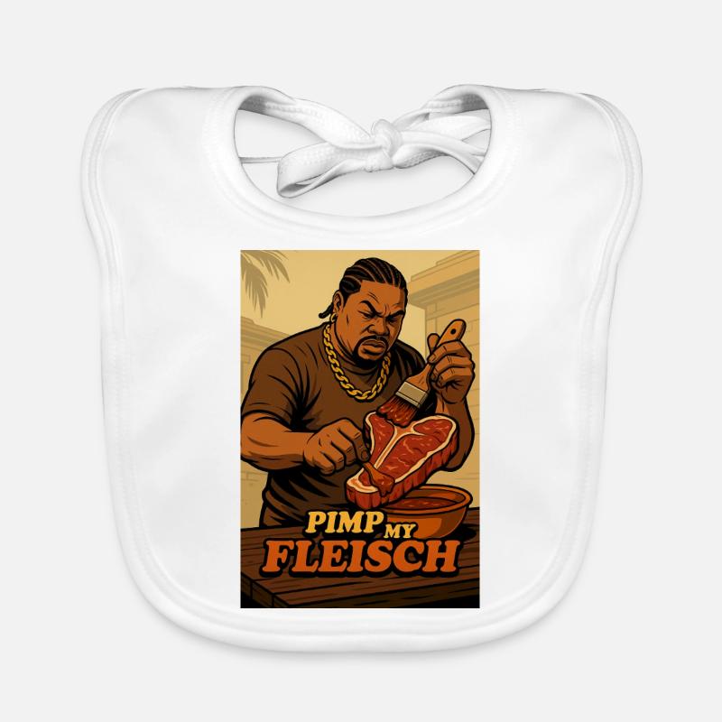 Pimp my Fleisch Baby Bio-Lätzchen