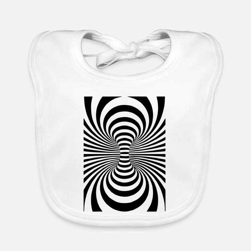 Coole Kunst,Kunst,Art,Design,Kreise, - Baby Bio-Lätzchen - Weiß