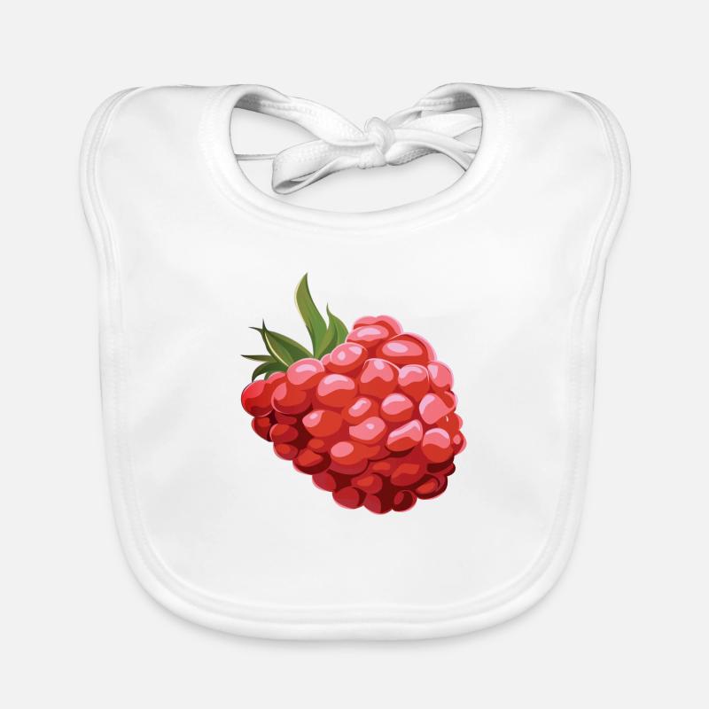 Raspberry Organic Baby Bibs