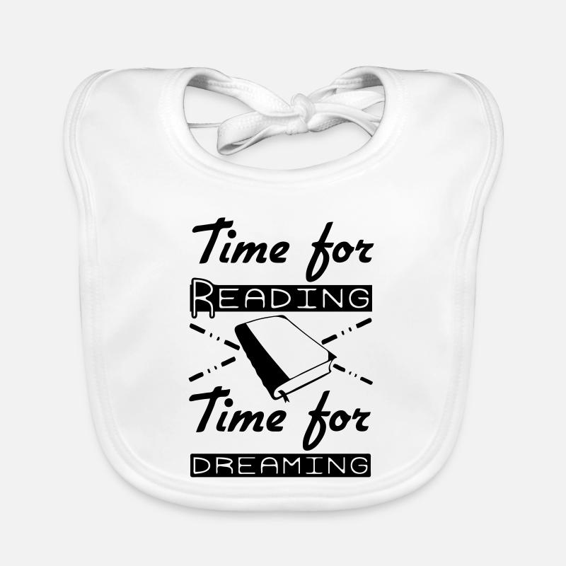 Time for Reading & Dreaming Organic Baby Bibs