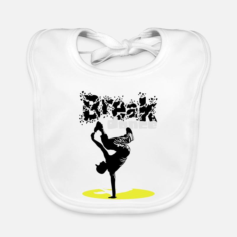 Breakdance mouvement Bavoir bio Bébé