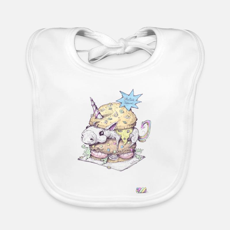 Burger Licorne Bavoir bio Bébé