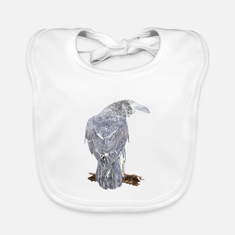 Crow Bavoir bio Bébé