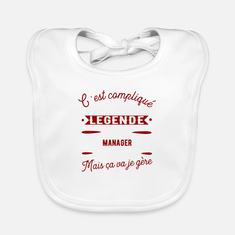 Manager une légende cadeau Bavoir bio Bébé