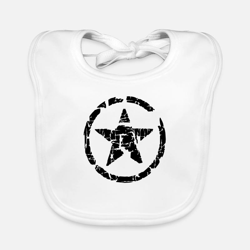 Star exit-shirt Organic Baby Bibs