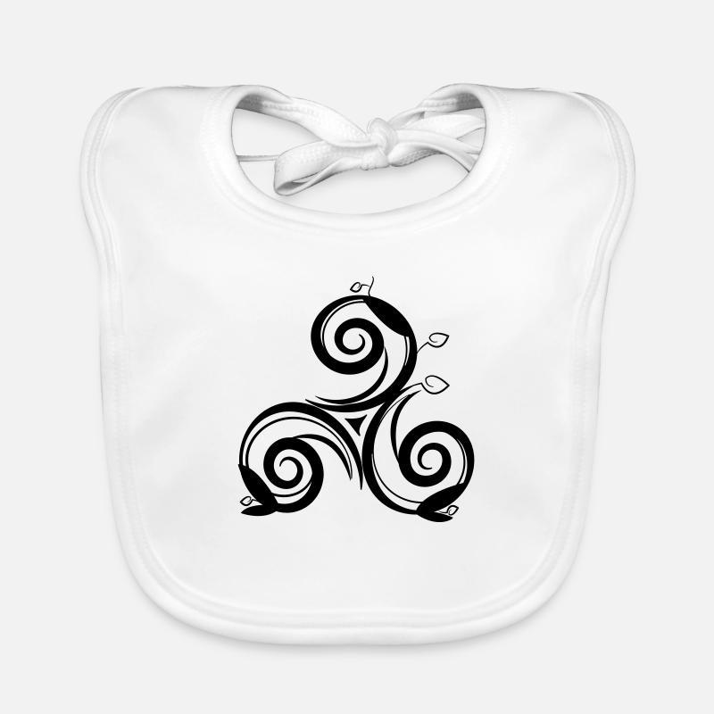 triskell arbre Bavoir bio Bébé