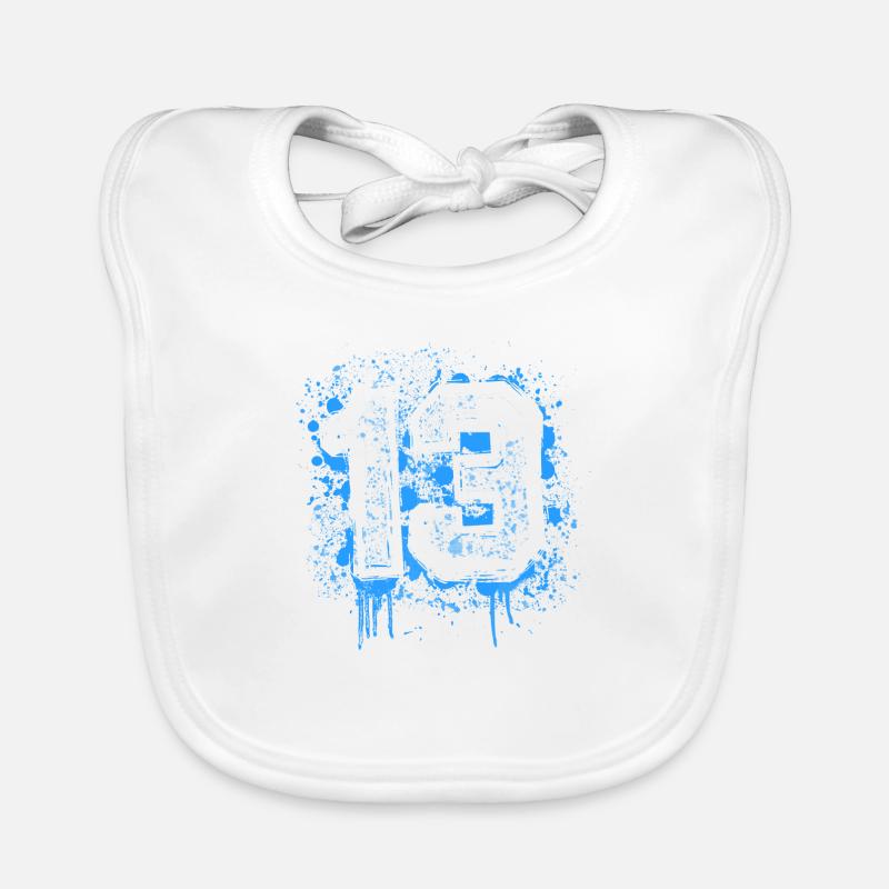 13 bigdirt - Bavoir bio Bébé - blanc