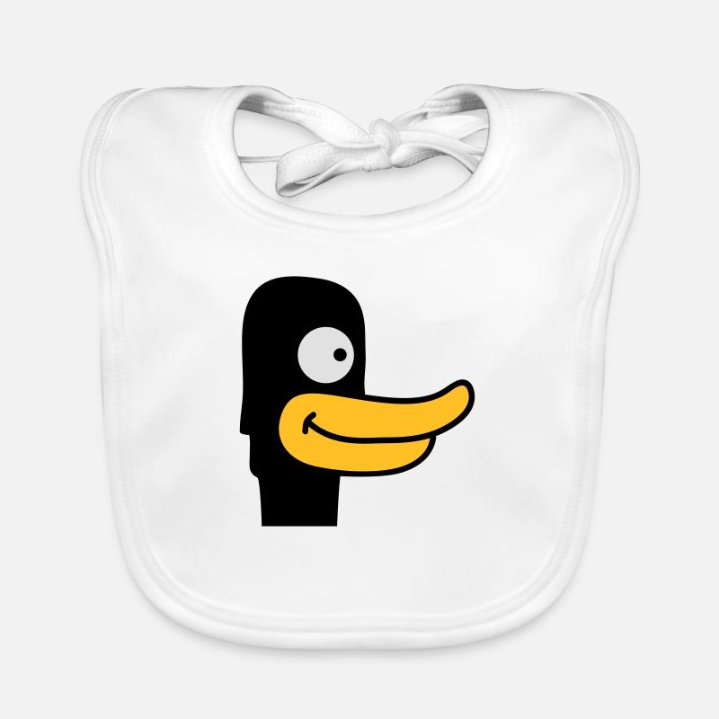Duck Face Bavoir bio Bébé