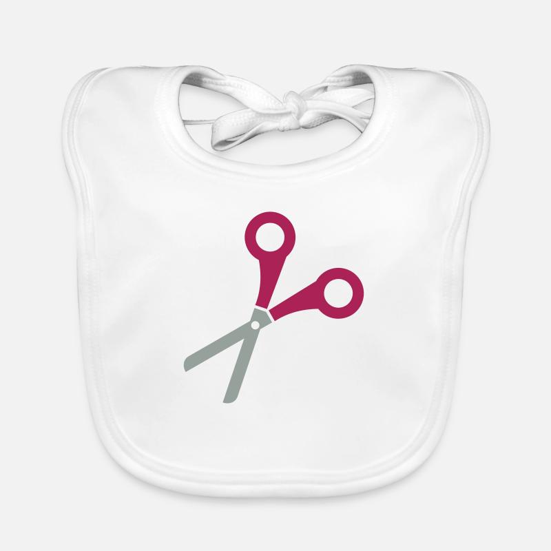 Ciseaux Bavoir bio Bébé