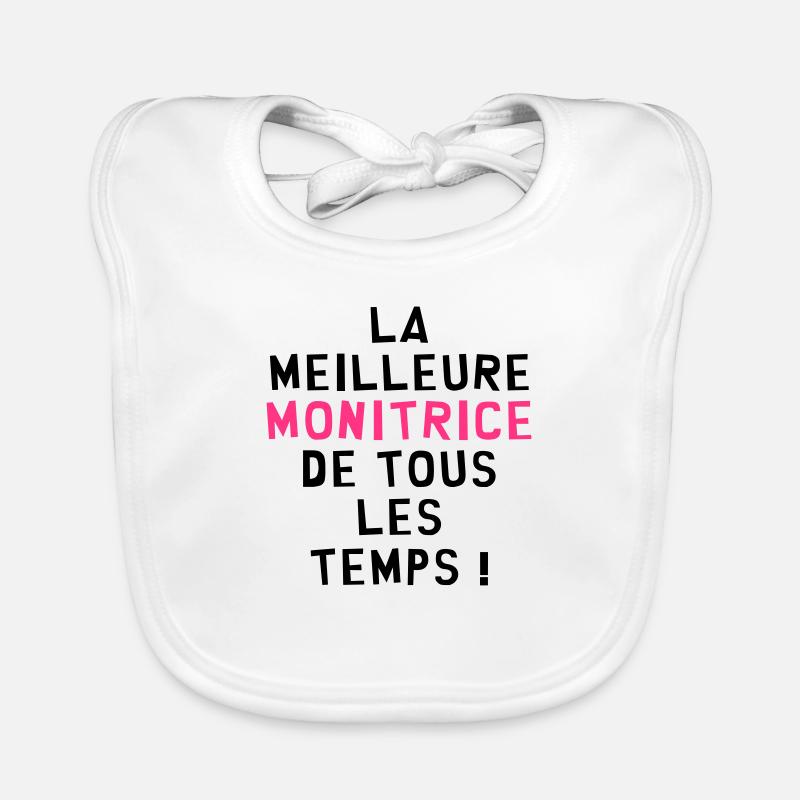 Moniteur / Monitrice / Mono / Formation / Ski Bavoir bio Bébé