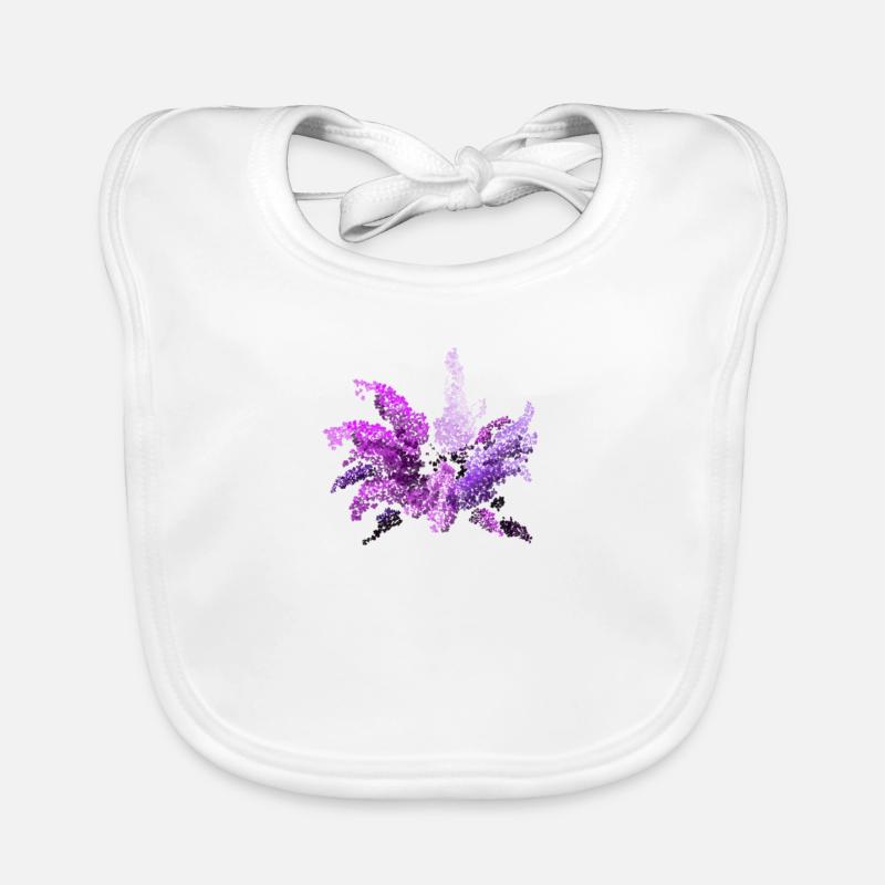 Lilac Organic Baby Bibs