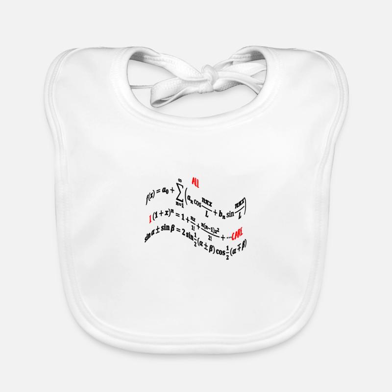 Formules mathématiques Bavoir bio Bébé