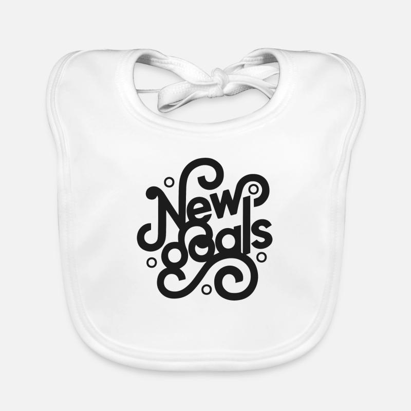 Concevoir de nouveaux objectifs / nouveaux objectifs / énonciations - Bavoir bio Bébé - blanc