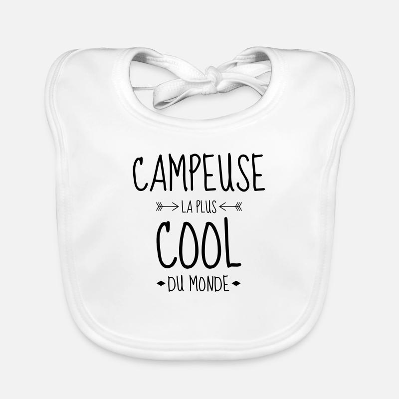 Camping / Camper / Campeur / Camp / Scout Organic Baby Bibs