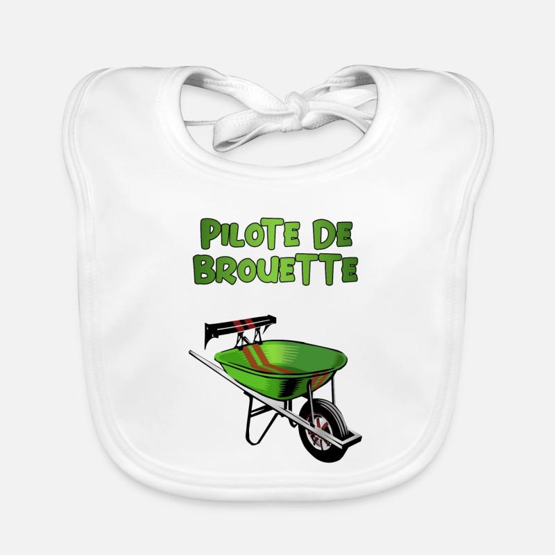 pilote de brouette Bavoir bio Bébé