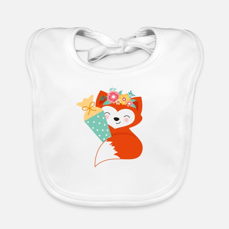 Fuchs Schulkind Baby Bio-Lätzchen