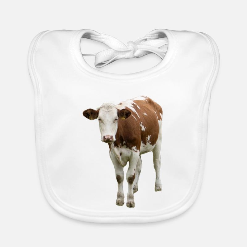 Vache Bavoir bio Bébé