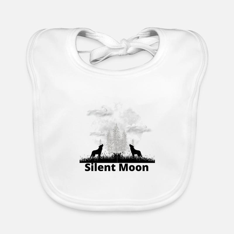 Lune silencieuse Bavoir bio Bébé