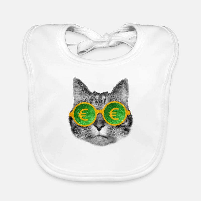 Lunettes d’argent pour chat Bavoir bio Bébé