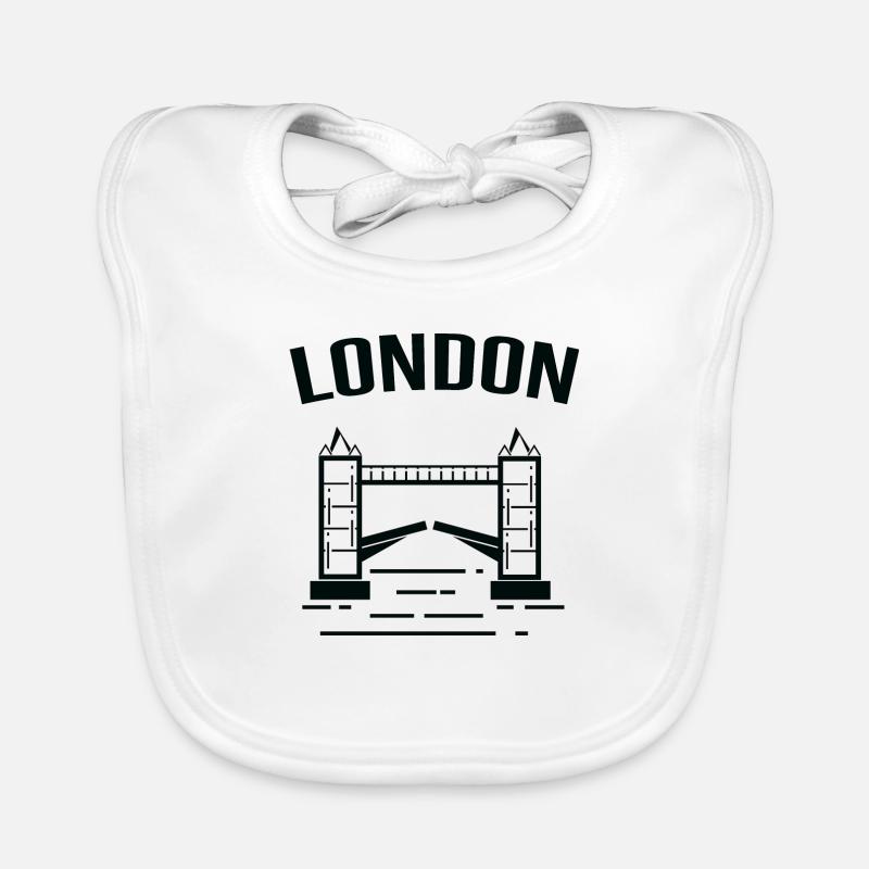 Pont de Londres Bavoir bio Bébé