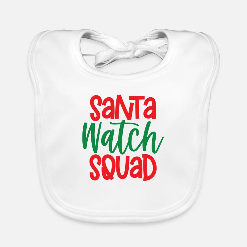 Cute Christmas Saying Organic Baby Bibs