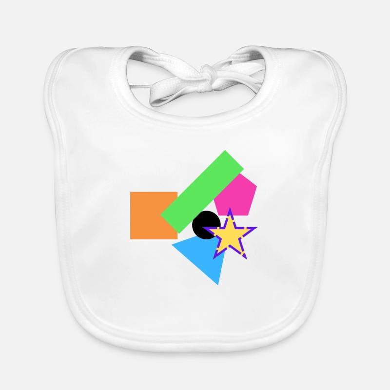 Geometry Organic Baby Bibs