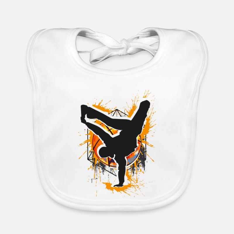 Breakdance - Breakdancer - Breakdancing - Bboy Bavoir bio Bébé