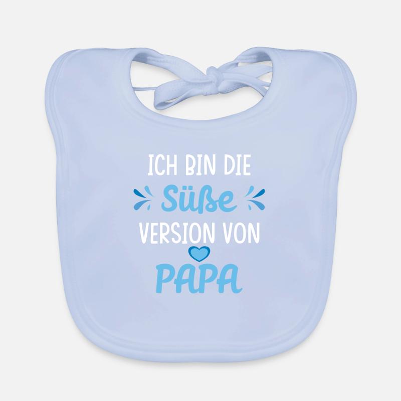 Süße Version von Papa Spruch Baby Bio-Lätzchen