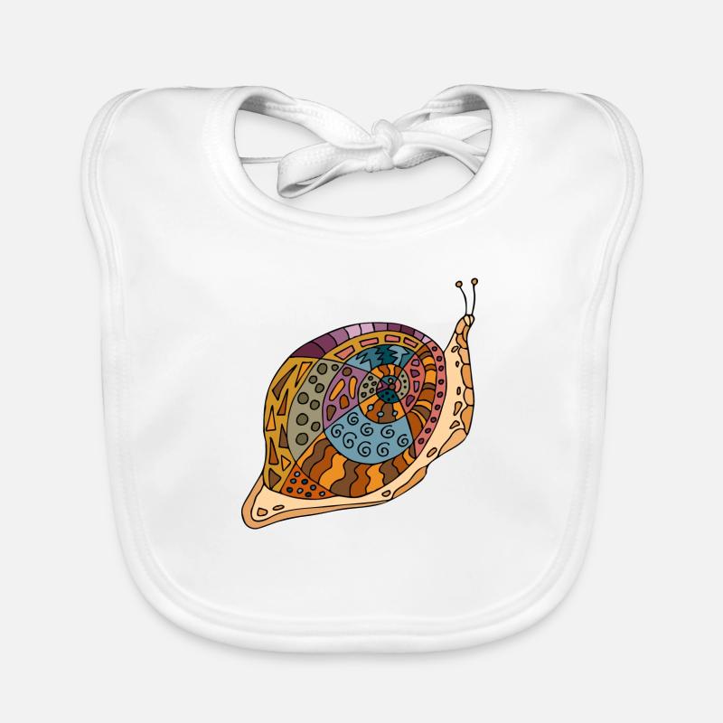 Escargot Bavoir bio Bébé