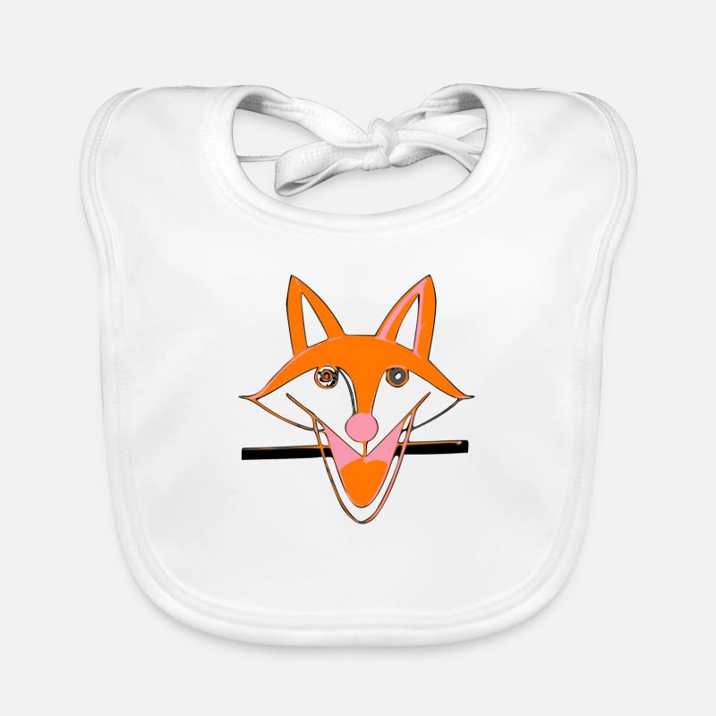 Le clin d'oeil du renard Bavoir bio Bébé