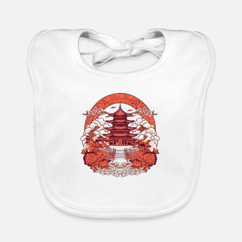 Folklore chinois Bavoir bio Bébé