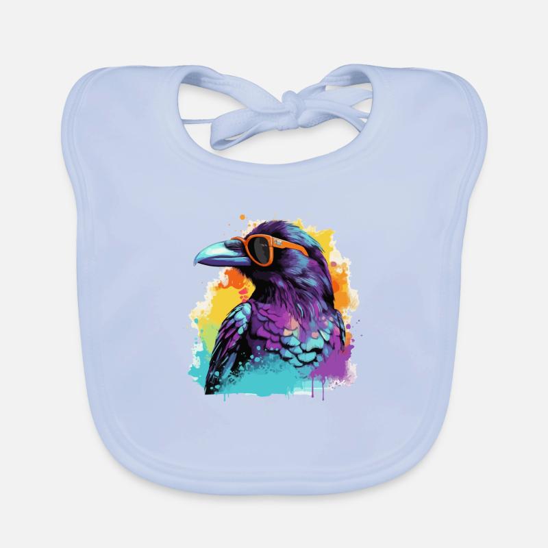 Maitre corbeau Bavoir bio Bébé