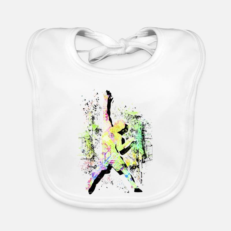 Escalade - Bloc - Grimpeurs - Escalade libre Bavoir bio Bébé