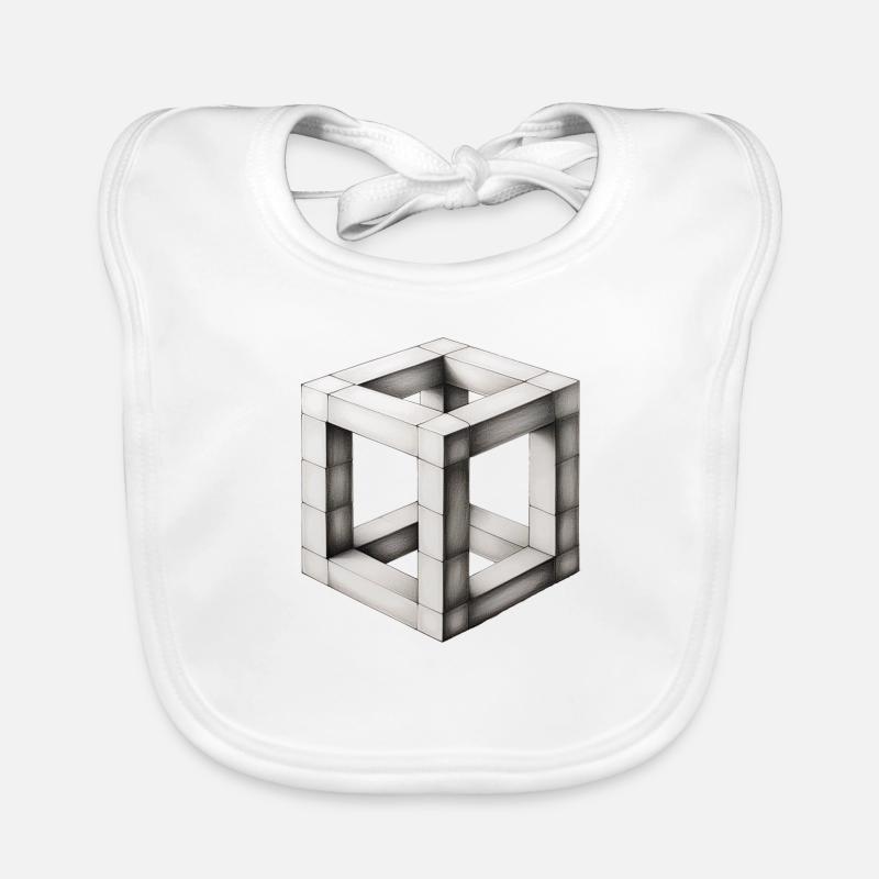 Cubes en bois Bavoir bio Bébé