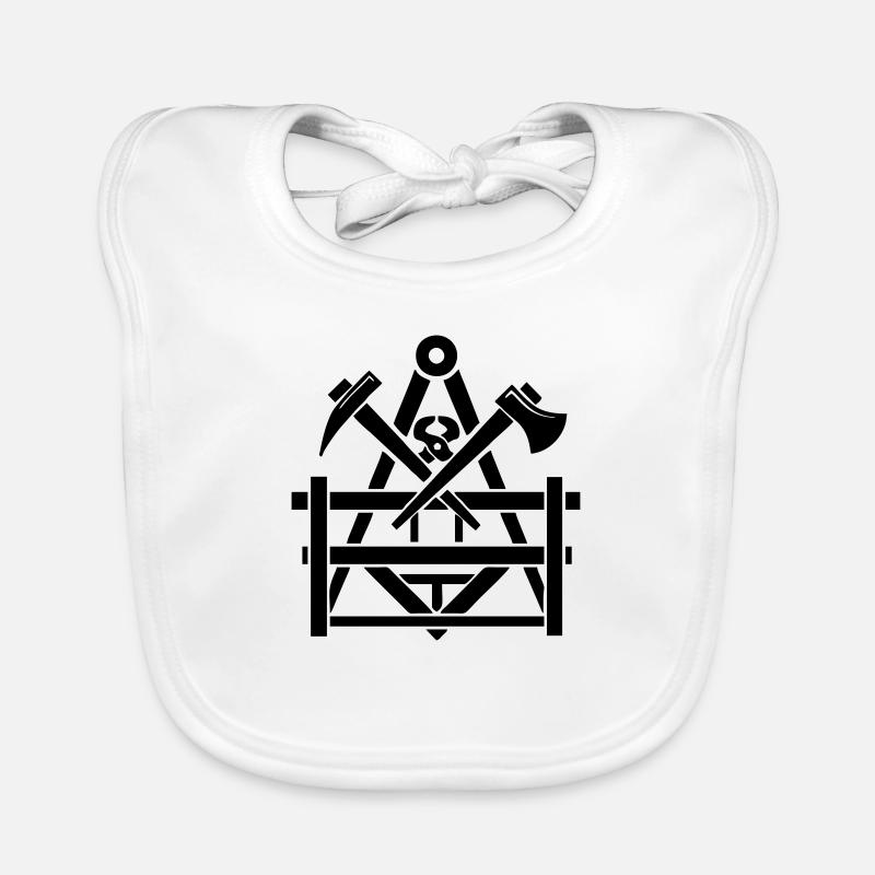 Concrete Builder Crafts Organic Baby Bibs