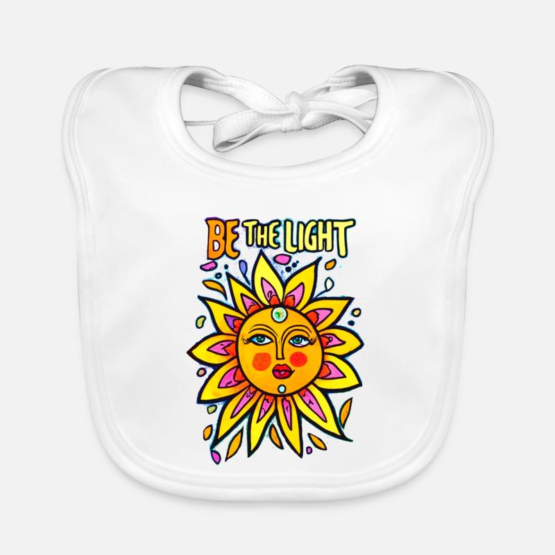 Be the Light Organic Baby Bibs