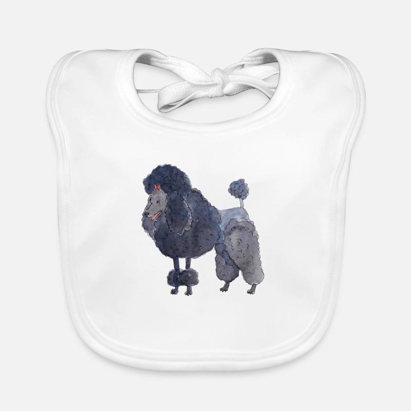 Poodle between - fun Organic Baby Bibs