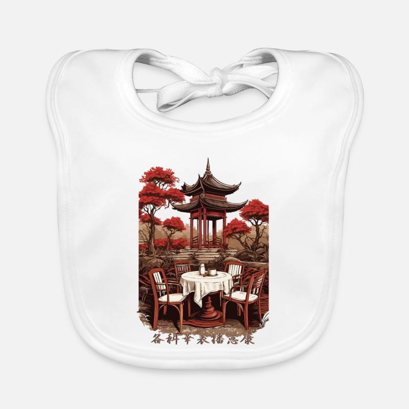 Asian Coffee Organic Baby Bibs