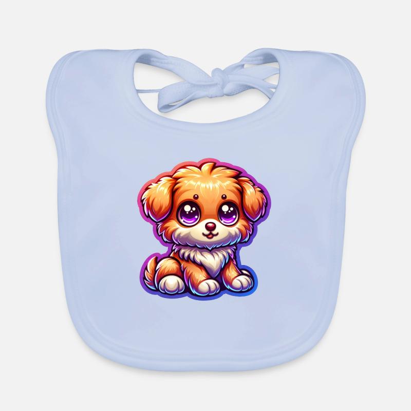 chien mignon Bavoir bio Bébé